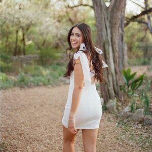 Lulus Mini White Dress